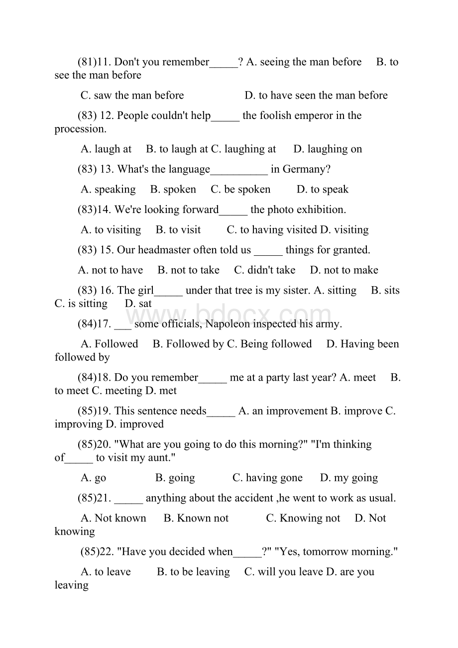 高二英语语法练习之历年7805高考非谓语动词真题再现.docx_第2页