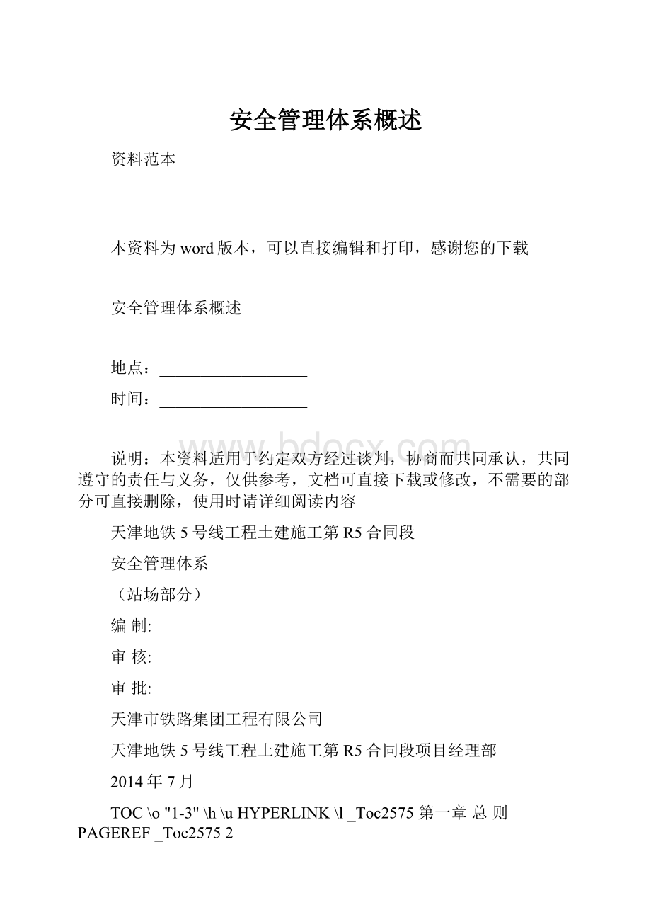 安全管理体系概述.docx_第1页