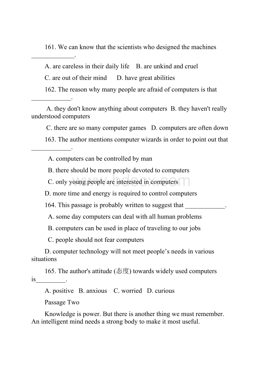 英语专项复习资料阅读理解.docx_第2页