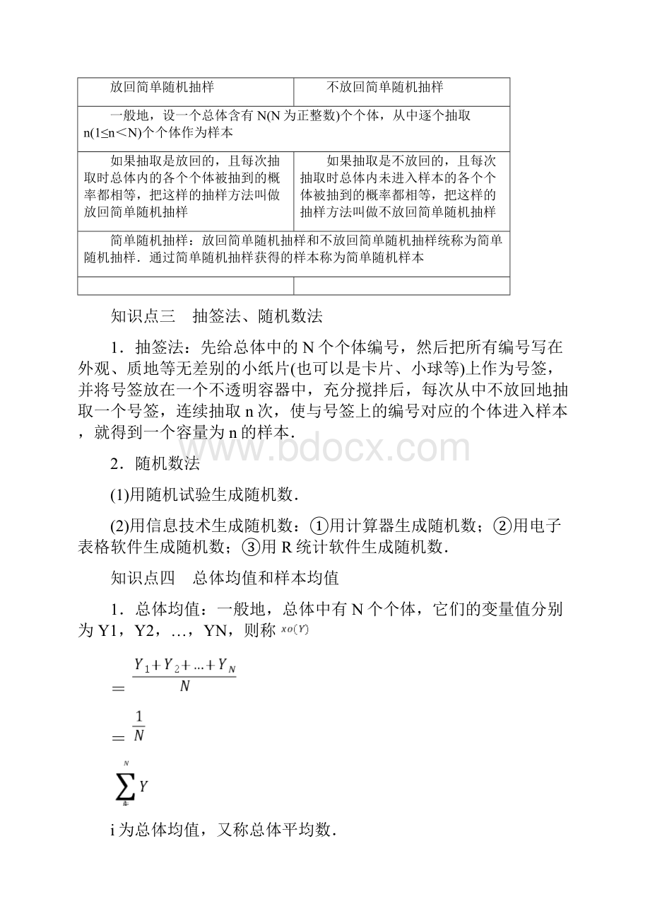 新教材人教A版数学精品第九章 911 简单随机抽样.docx_第2页