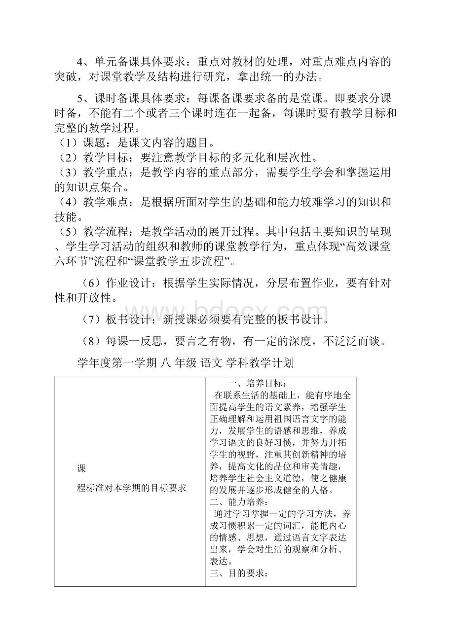 人教版初中八年级上册语文集体备课教案 全册.docx_第2页