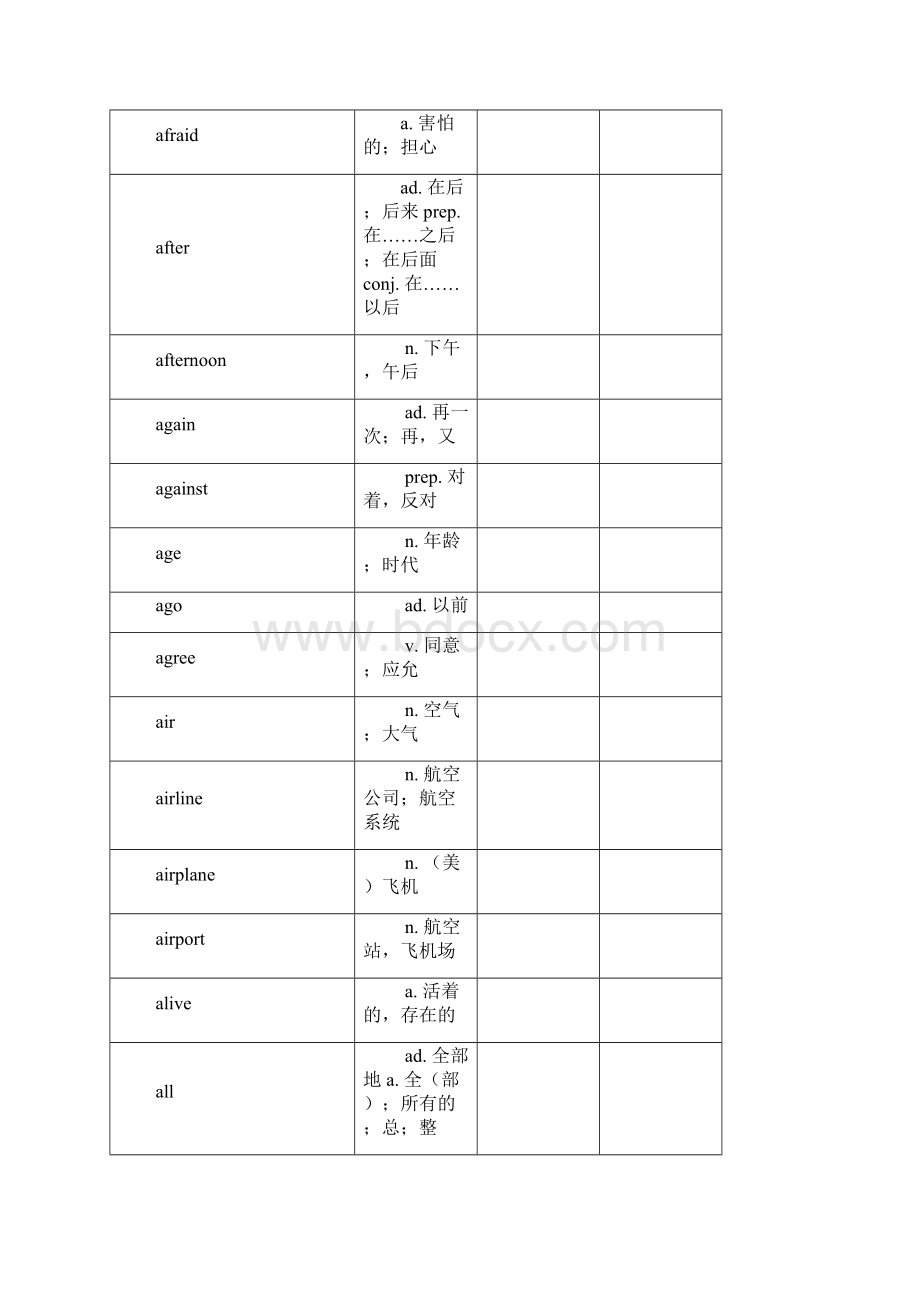 中考英语单词汇总.docx_第3页