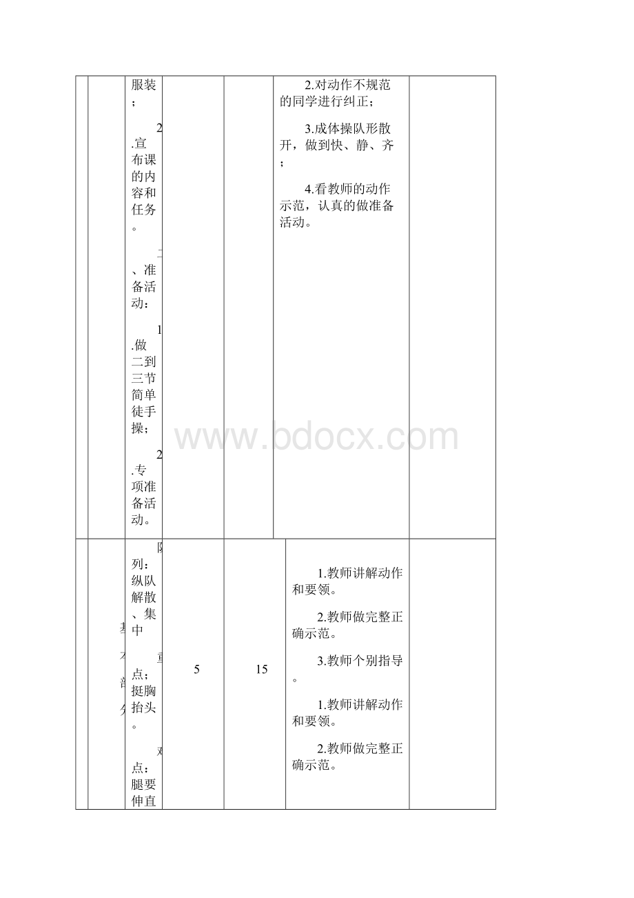 小学体育教案课程队列队形定稿版.docx_第2页