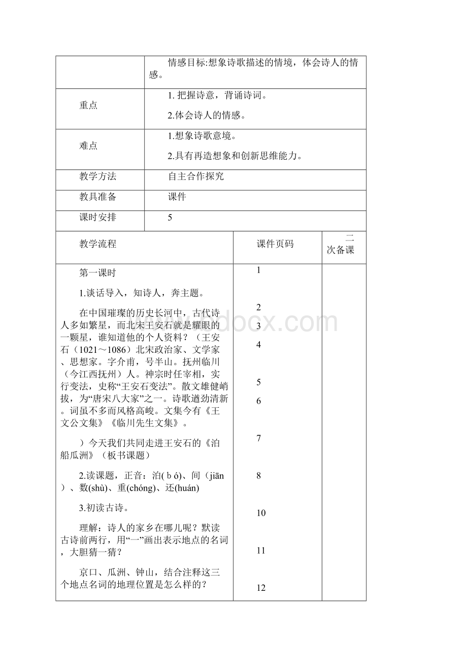 人教部编版六年级语文下册古诗词诵读2优质教案.docx_第2页