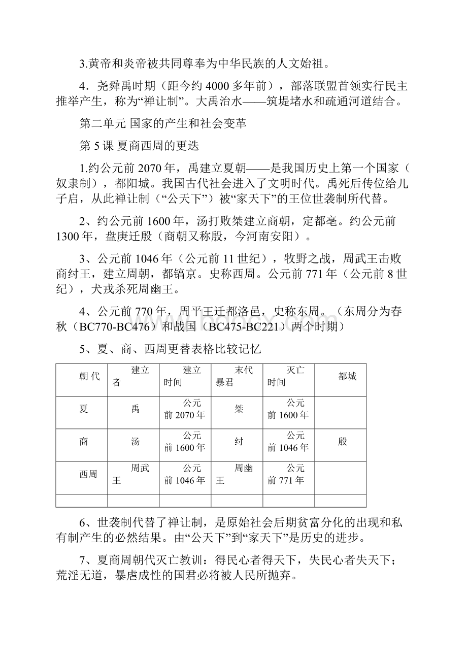 北师大版初中历史中考复习提纲1.docx_第2页