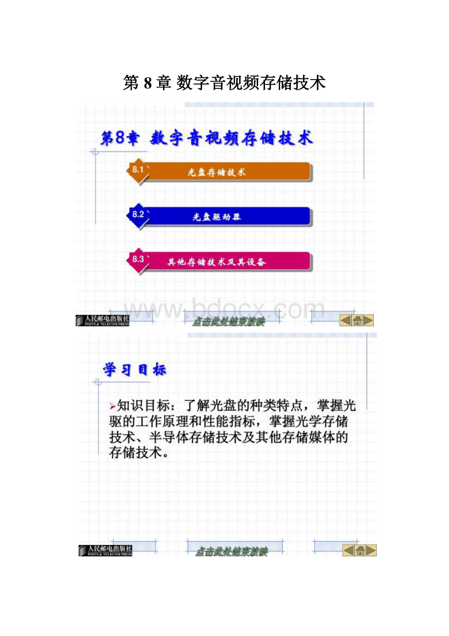 第8章数字音视频存储技术.docx_第1页