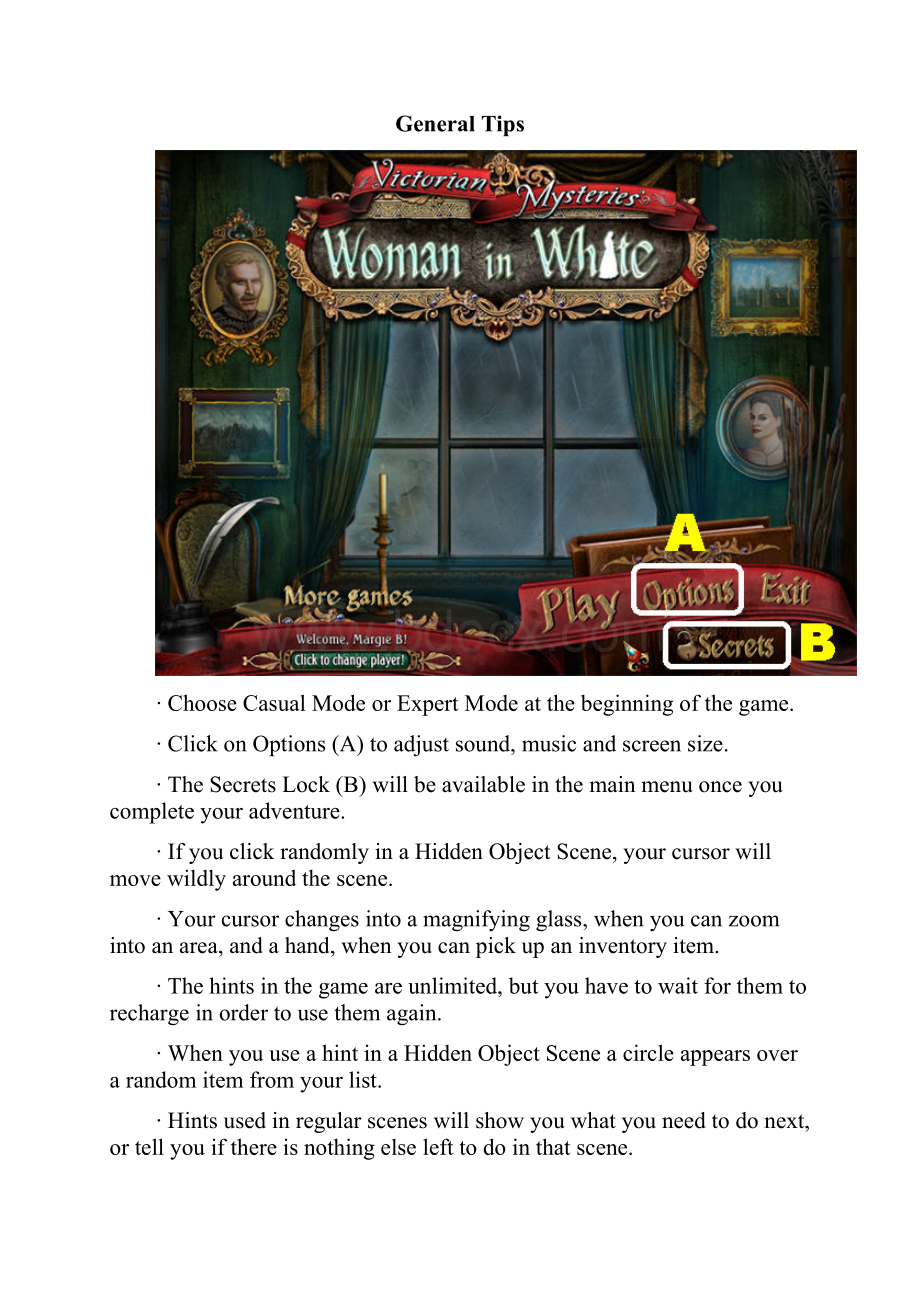 维多利亚之谜白衣女子Victorian MysteriesWoman in White图文攻略.docx_第2页