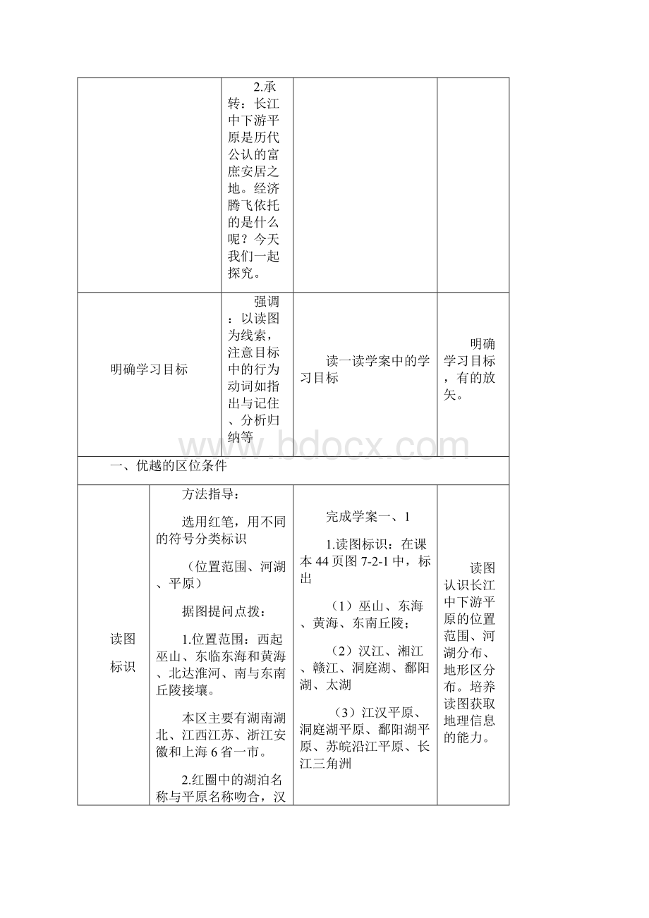 商务星球版地理八年级下册72《长江中下游平原》word教案1.docx_第3页