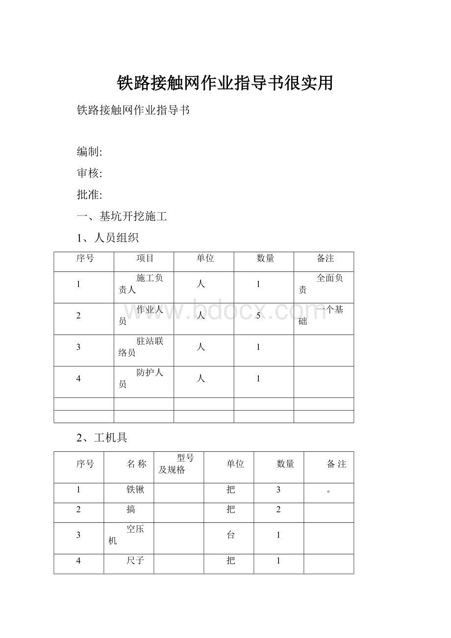 铁路接触网作业指导书很实用.docx