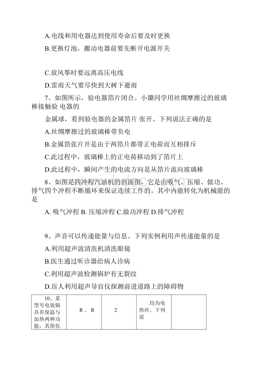 完整word版潍坊市中考物理试题及答案docx.docx_第2页