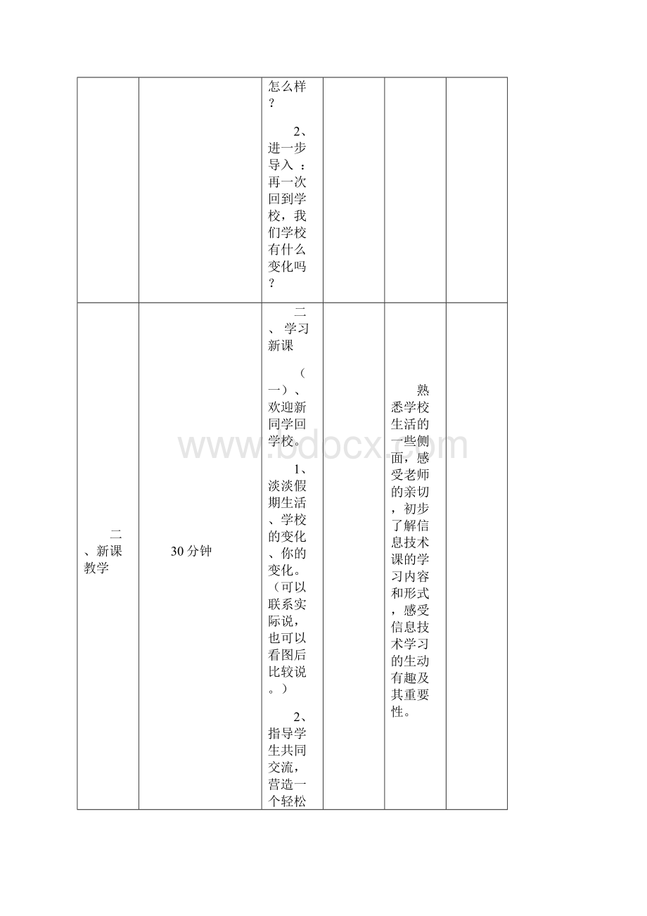 重庆大学出版社第八版小学信息技术五年级上册教案 1.docx_第2页