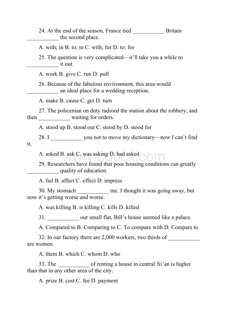 北京四中学年高一下学期期中考试英语精校Word版含答案.docx_第2页