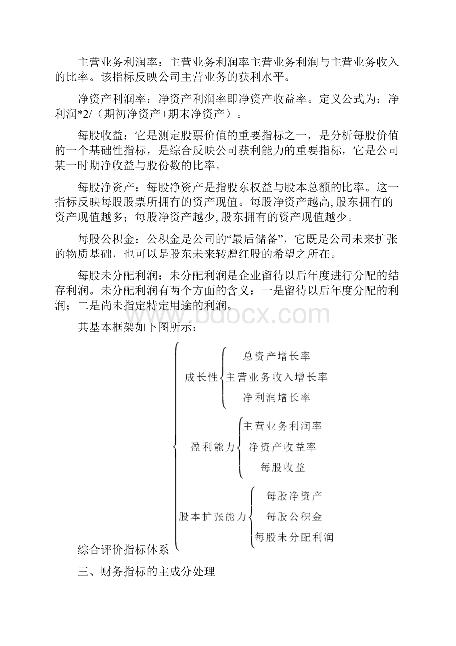 股票投资选择中的主成分分析.docx_第3页