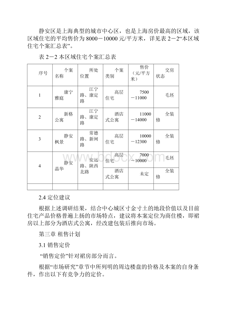 江宁路项目可行性研究装修房模板.docx_第3页