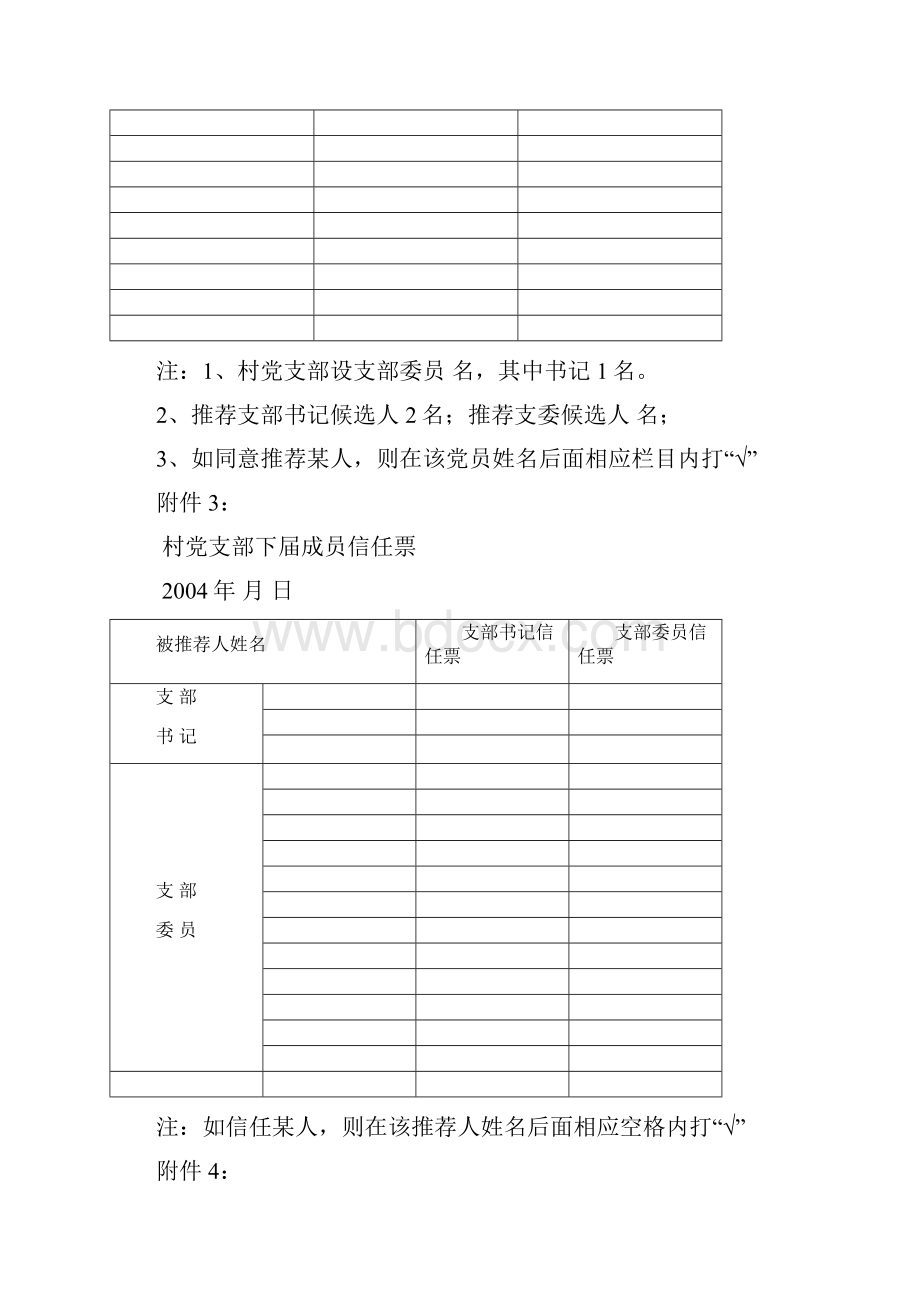 村党支部成员民主测评表.docx_第2页