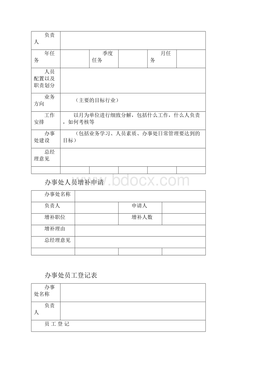 办事处工作表格汇总15页.docx_第3页