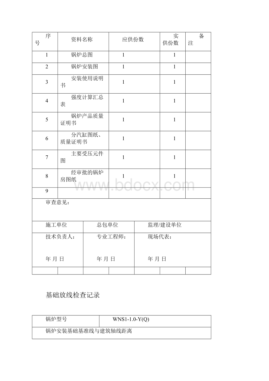 燃气锅炉安装竣工验收资料全.docx_第3页