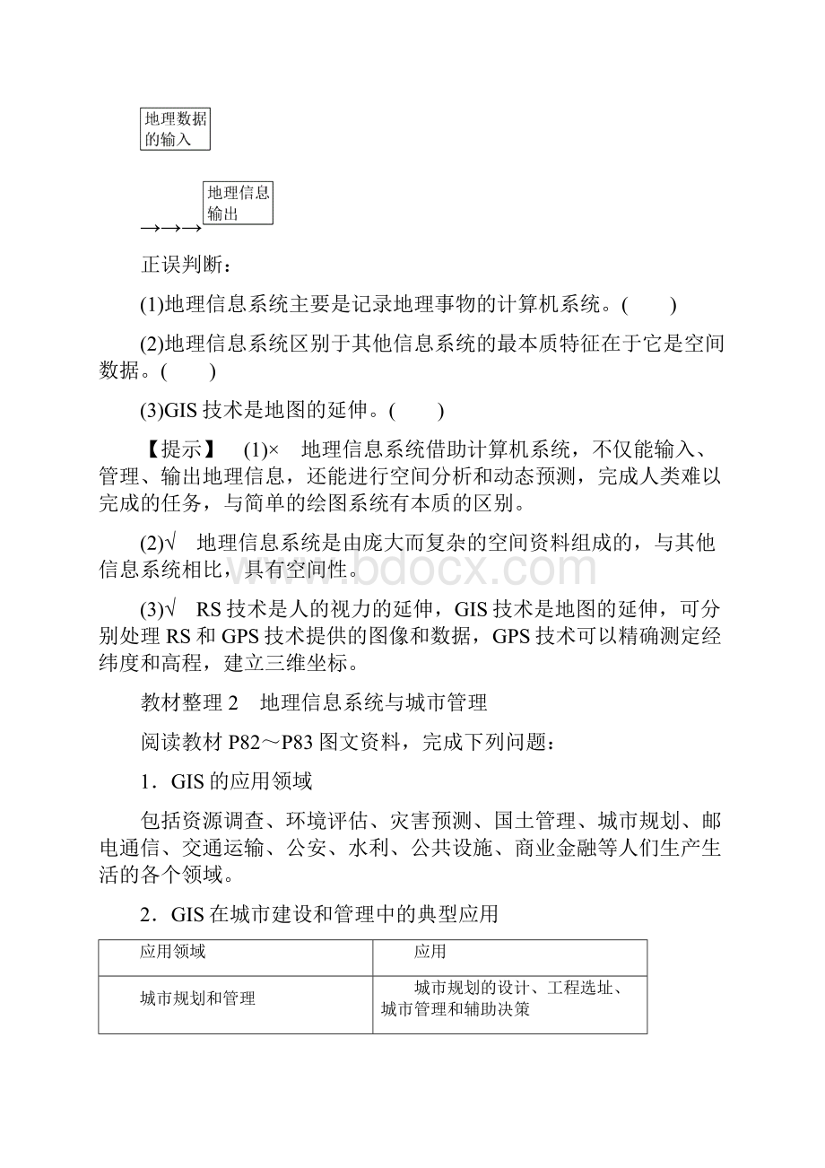 高中地理第三章地理信息技术应用第1节地理信息系统及其应用学案.docx_第2页