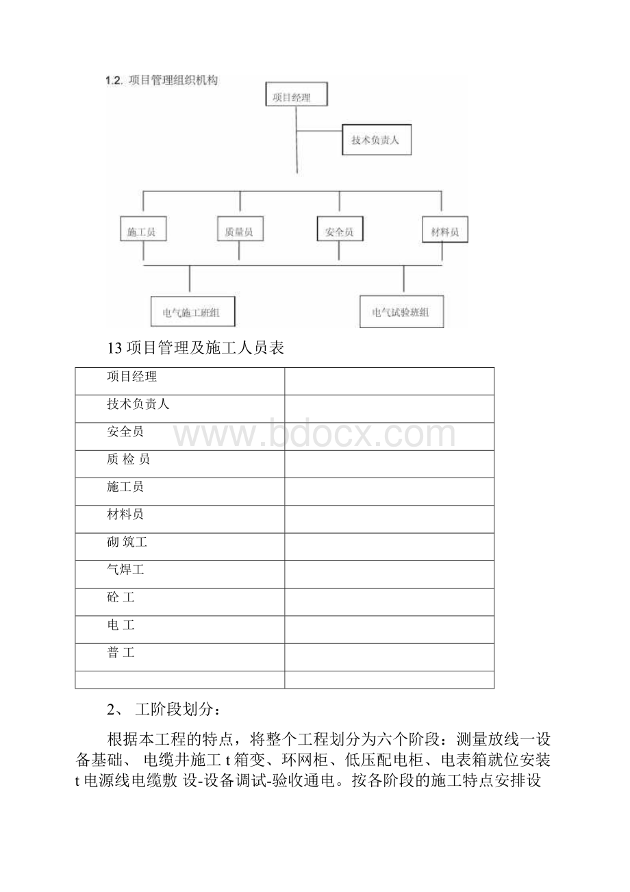 某小区供配电工程施工方案设计.docx_第3页