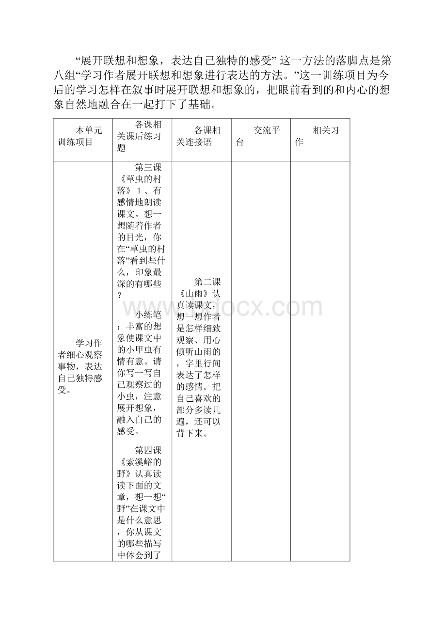 人教版语文六年级上册各单元导学系统加精.docx_第2页