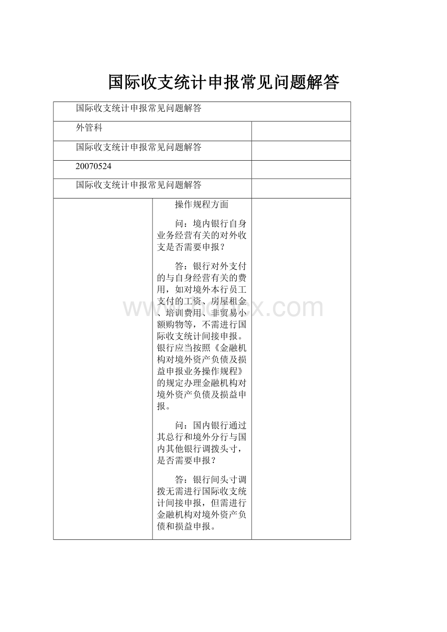 国际收支统计申报常见问题解答.docx_第1页