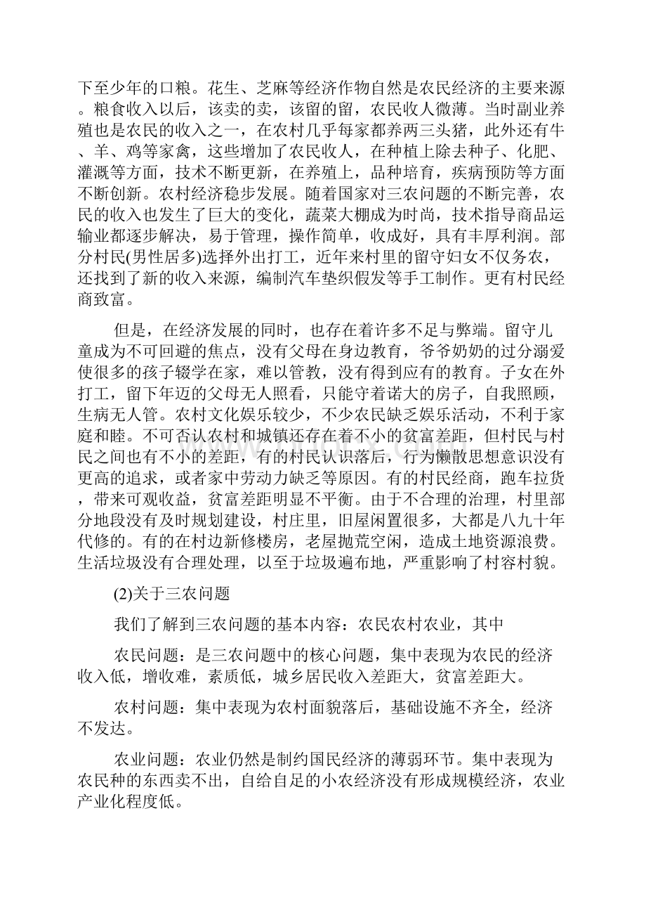 大学生关于三农问题的社会实践报告.docx_第2页