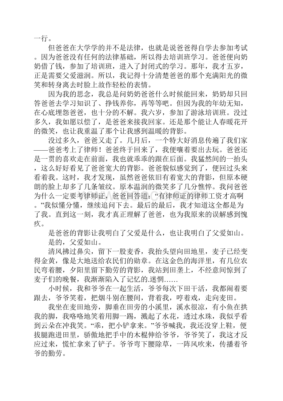 背影的初二作文.docx_第3页