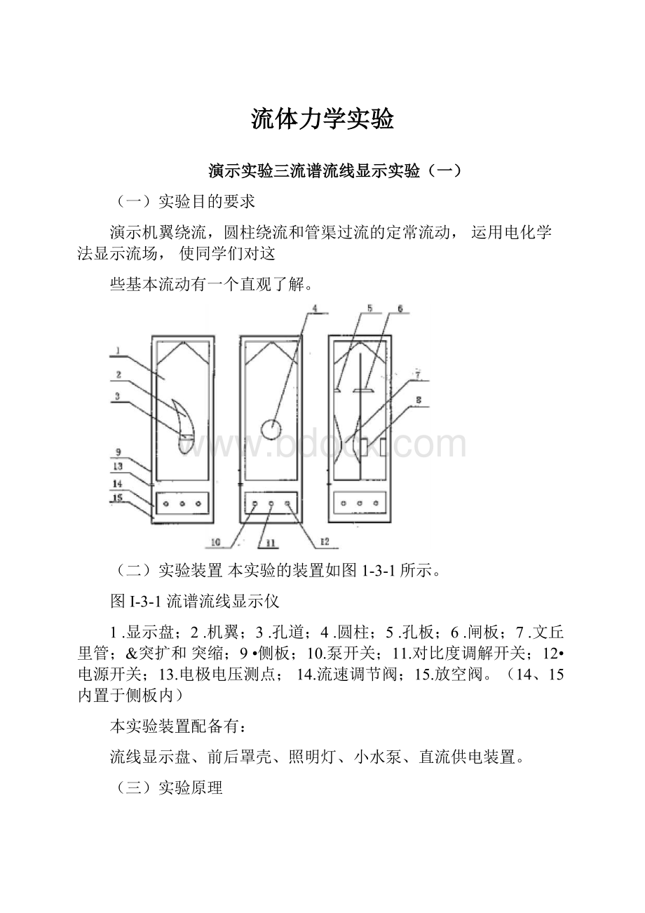 流体力学实验.docx_第1页