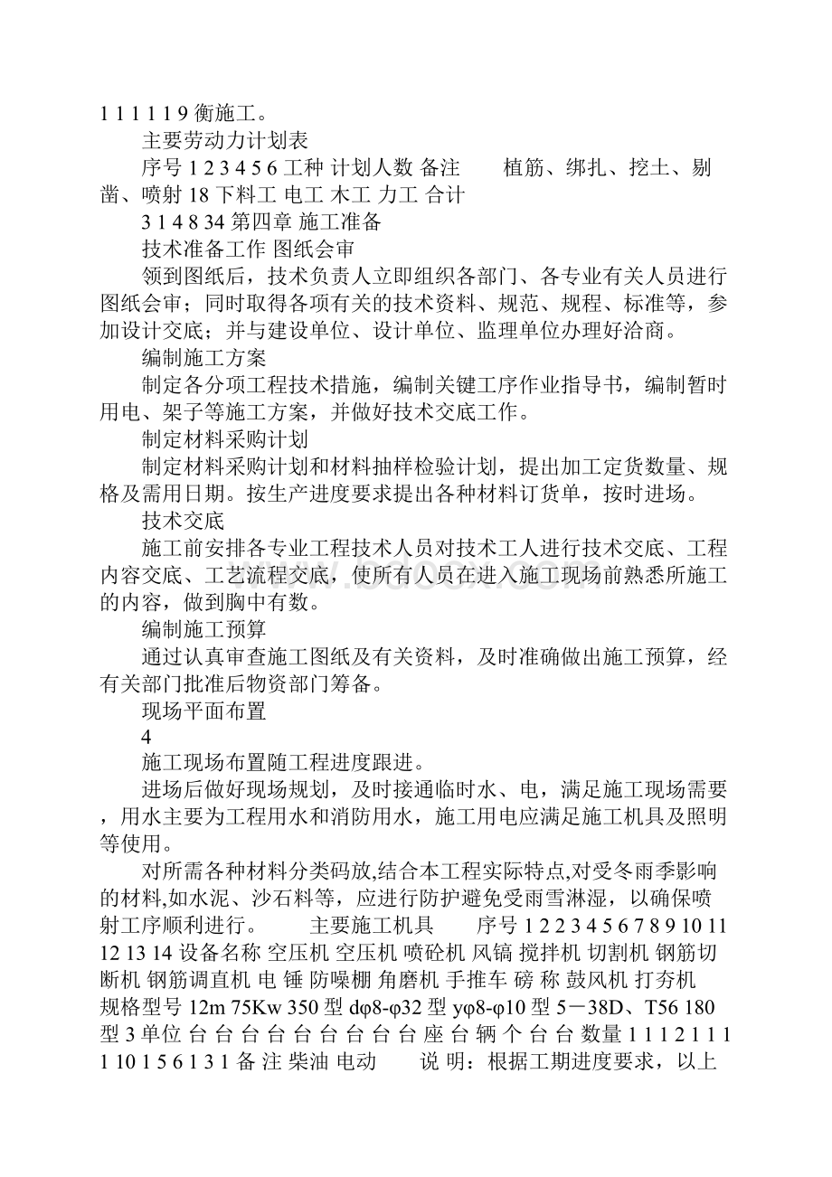 加固喷射混凝土施工方案.docx_第3页