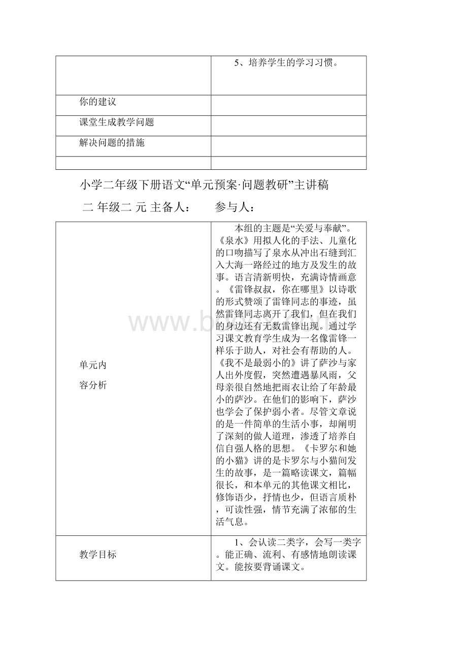 新人教版小学二年级下册语文集体备课问题教研主讲稿 全册.docx_第3页