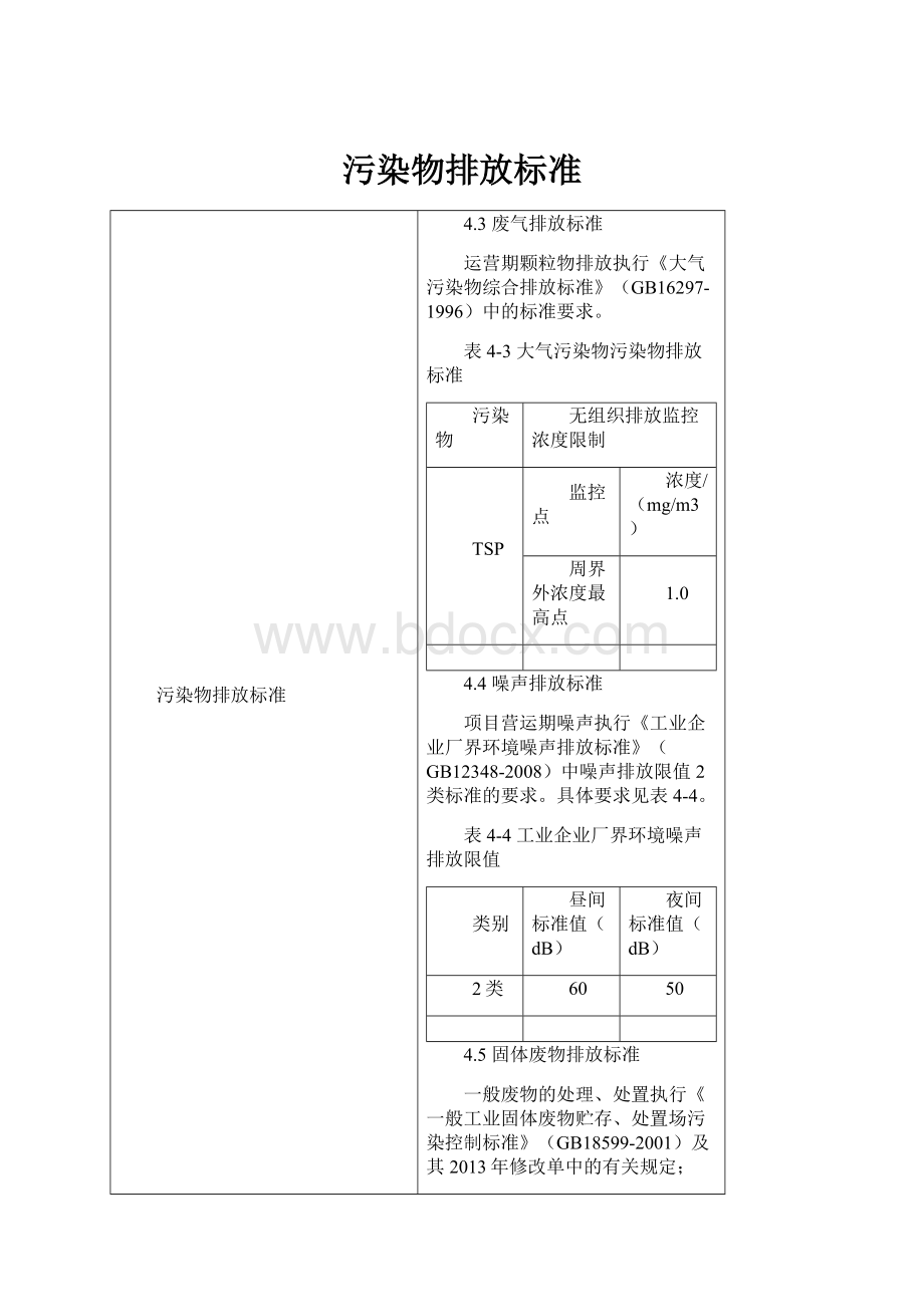 污染物排放标准.docx_第1页