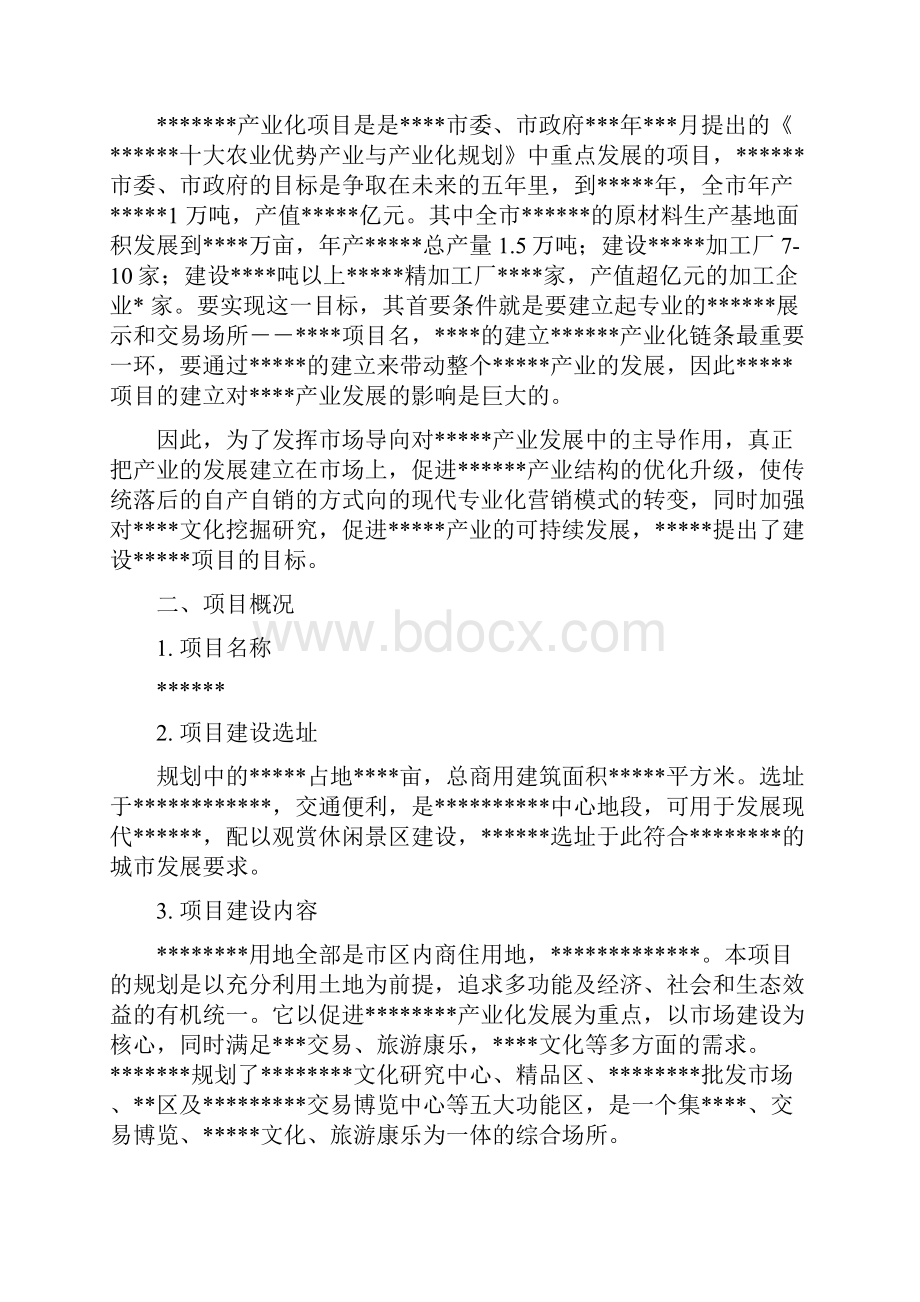 项目建议书商业.docx_第3页