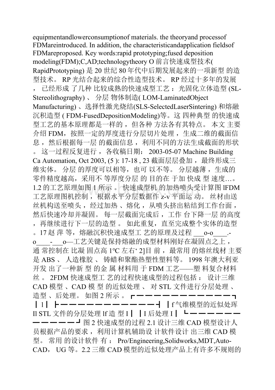 熔融沉积快速成型工艺的原理及过程.docx_第3页