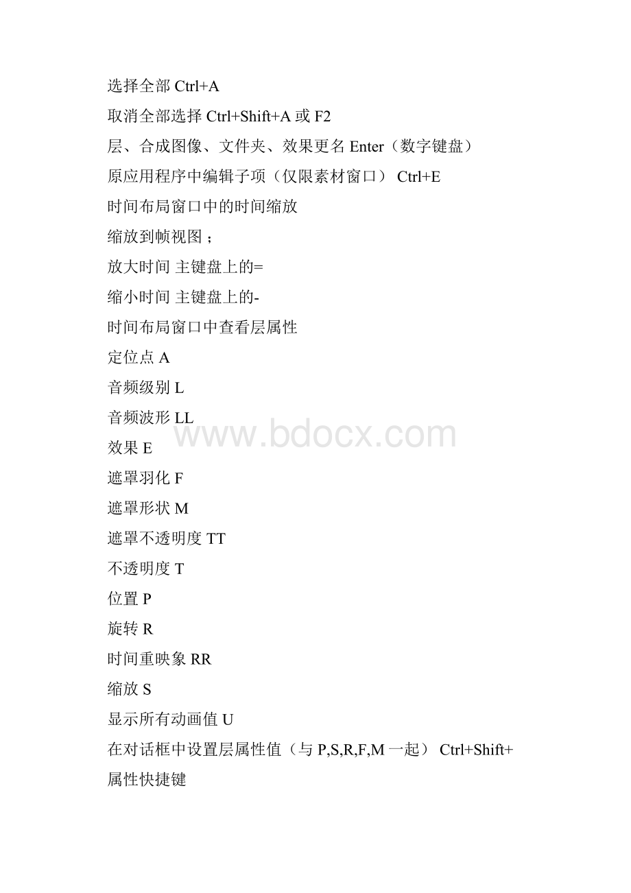 After effects 快捷键大全.docx_第3页