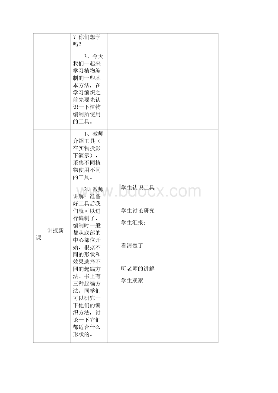 北京版五年级下劳动技术教案.docx_第2页