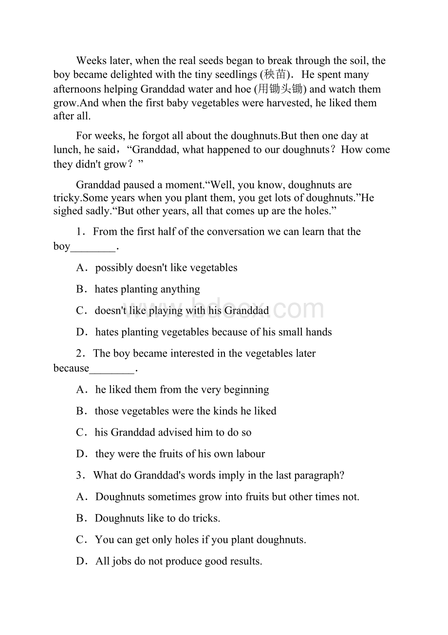 高二英语外研版选修六习题单元卷六 含答案.docx_第2页