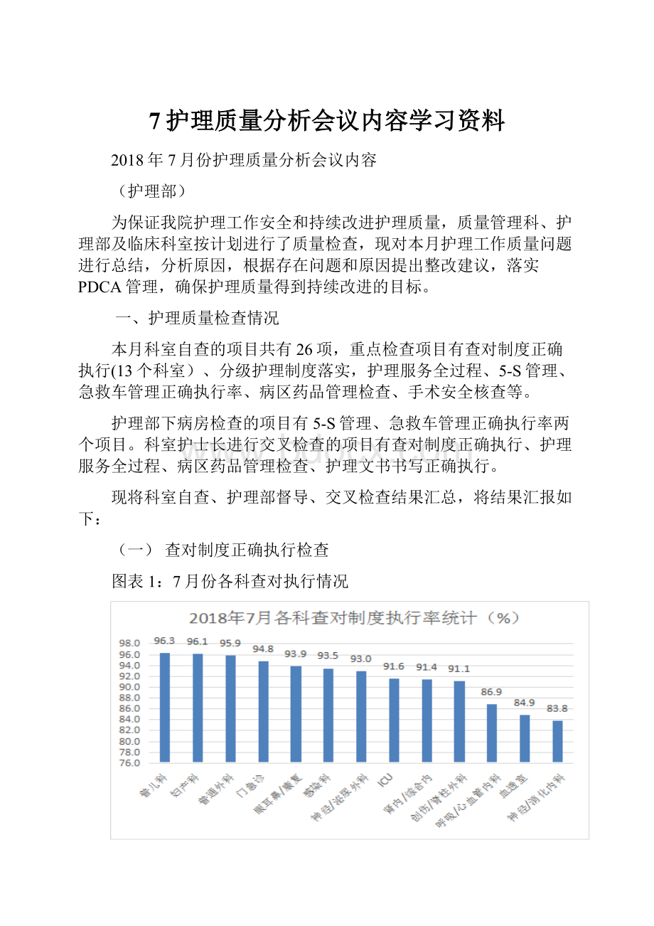 7护理质量分析会议内容学习资料.docx_第1页