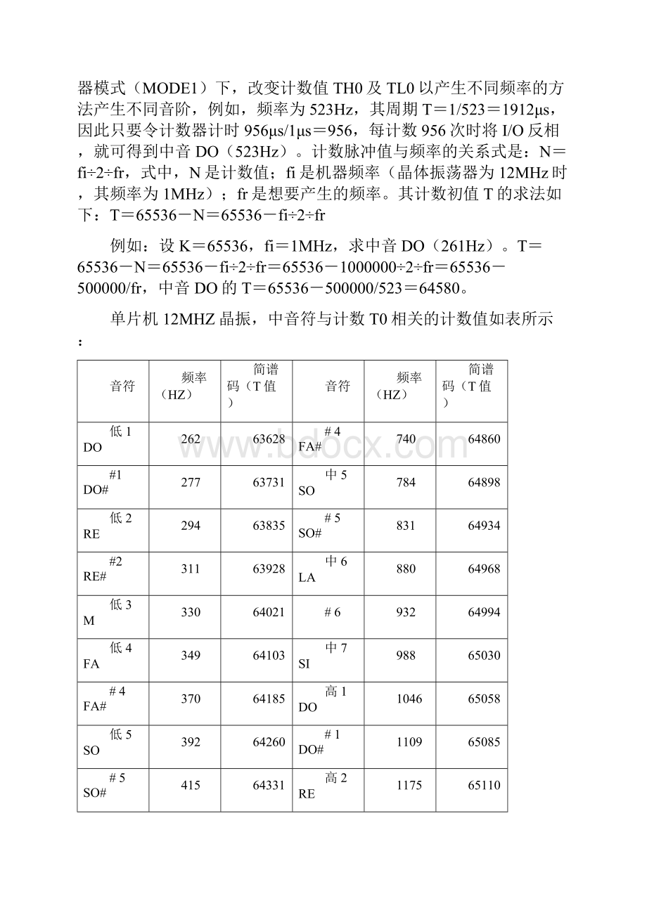 单片机课程设计简易电子琴.docx_第3页