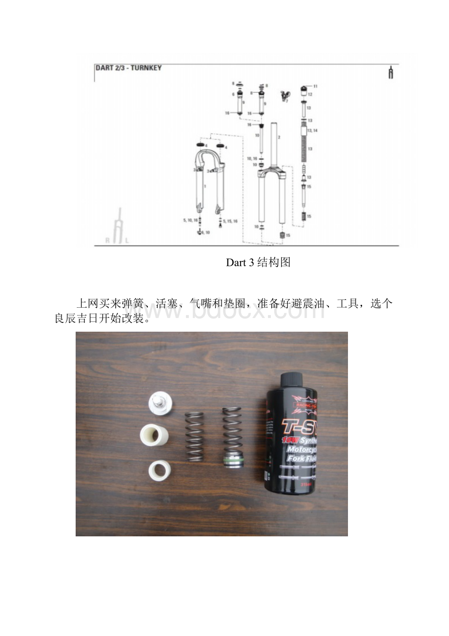 油簧叉改气叉Rockshox Dart 系列前叉改装.docx_第2页