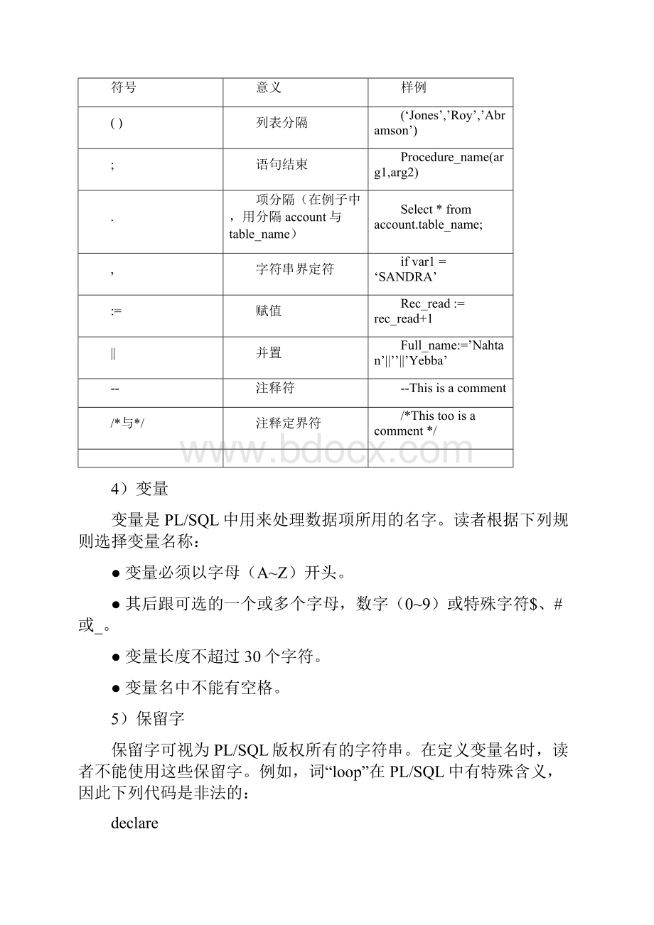 PLSQL编程语言的使用与程序设计.docx_第3页