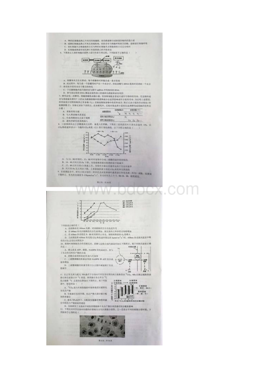 浙江省高中生物学竞赛试题及答案.docx_第2页