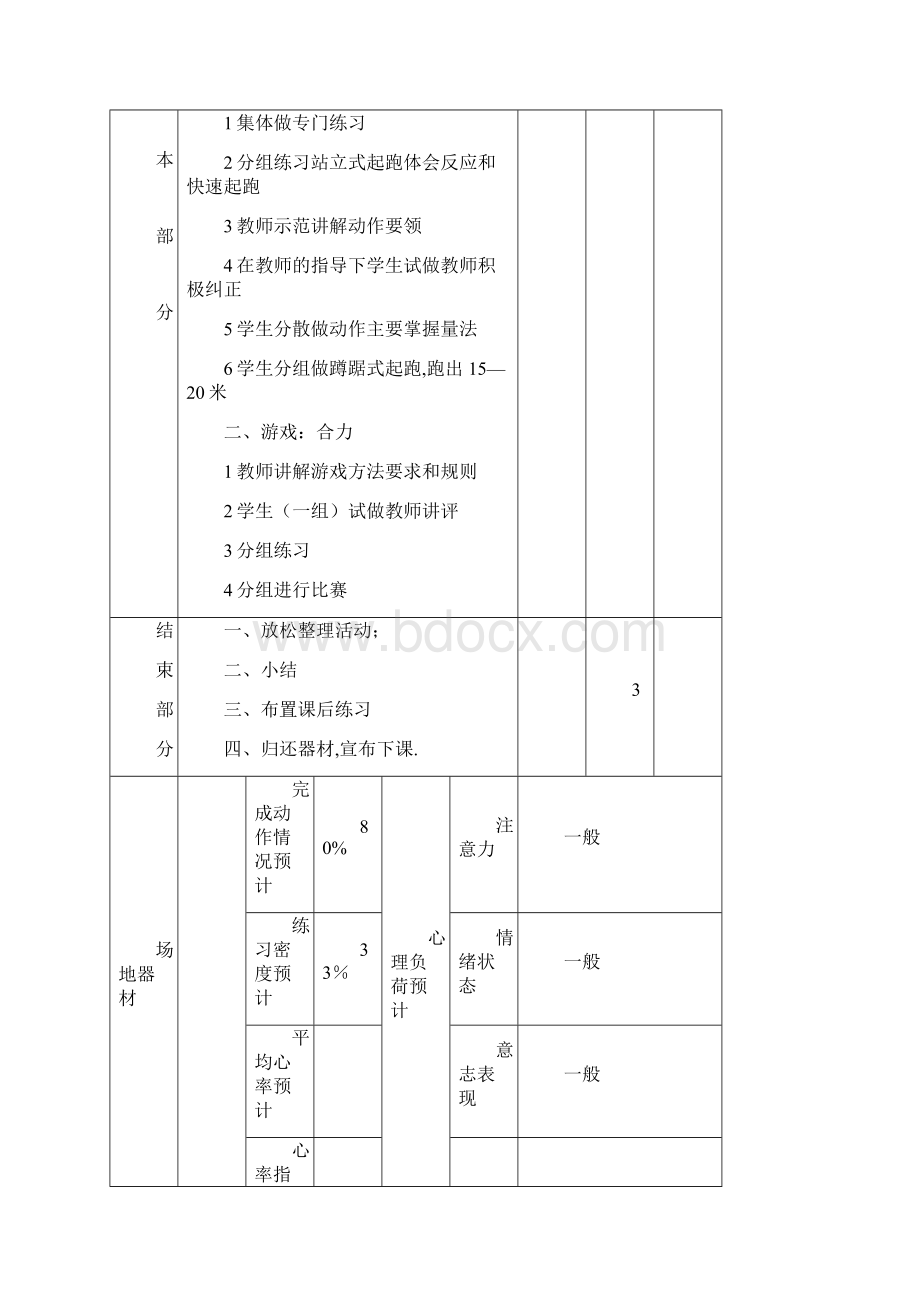 最新小学五年级体育课教案全集.docx_第2页