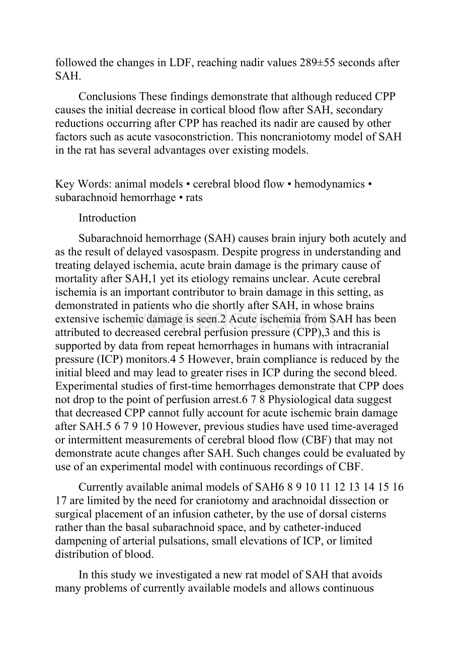 Cortical Blood Flow and Cerebral Perfusion Pressure in.docx_第2页