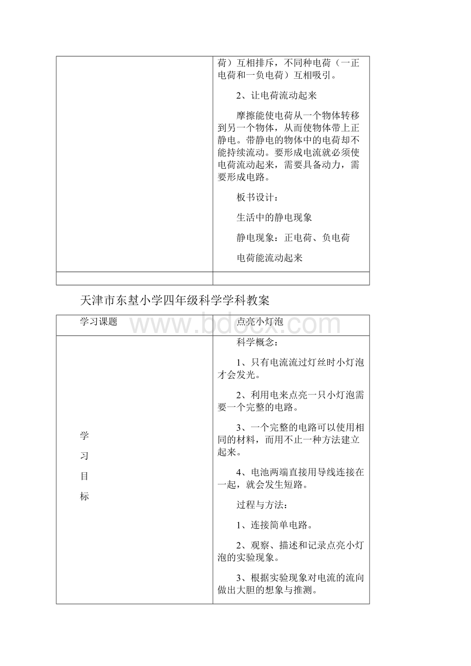 人教版小学四年级科学下册教案.docx_第3页