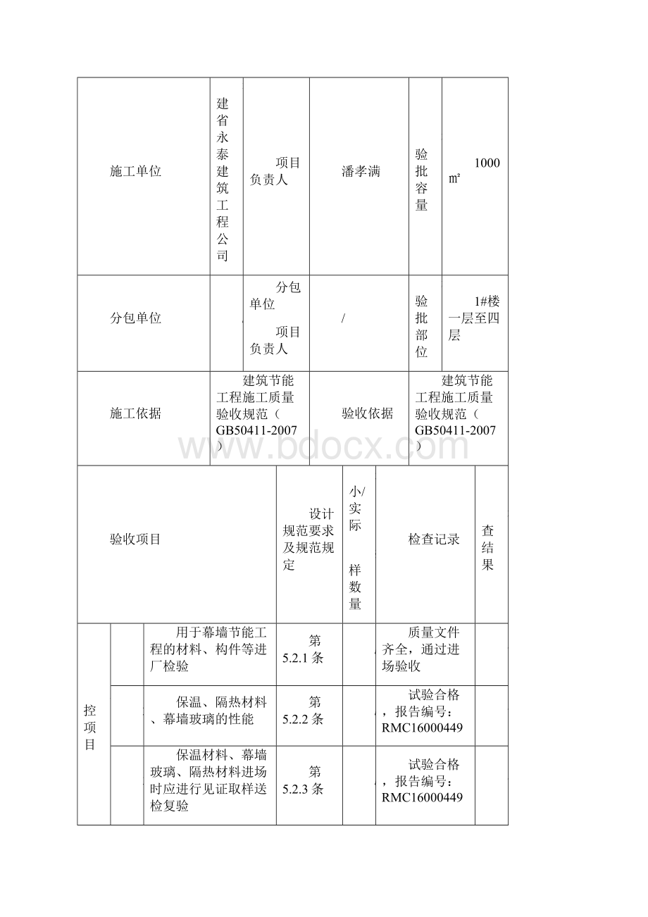 幕墙节能检验批质量验收记录完整.docx_第2页