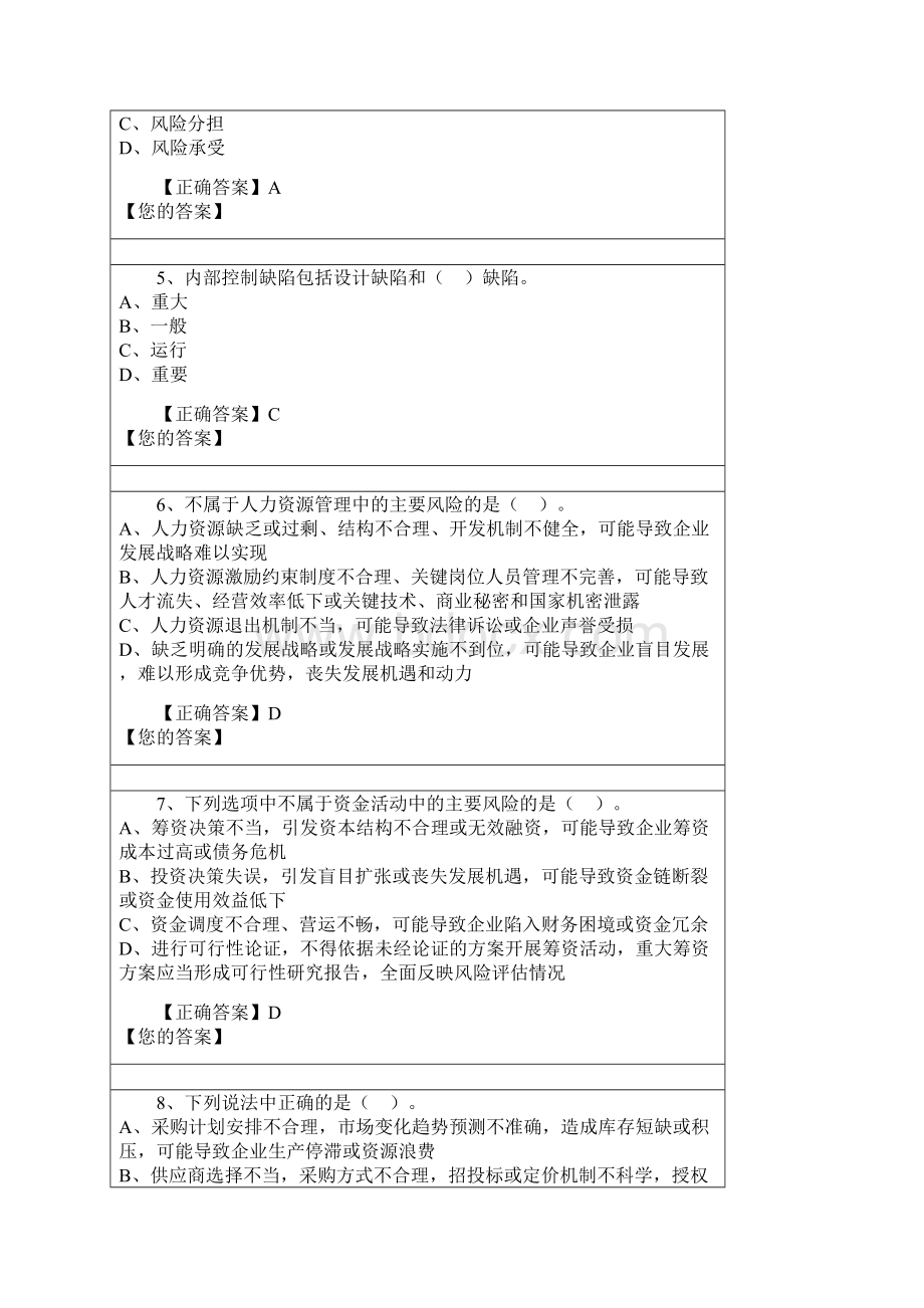 会计继续教育提高管理组织会计之内部控制知识题及答案解析.docx_第2页