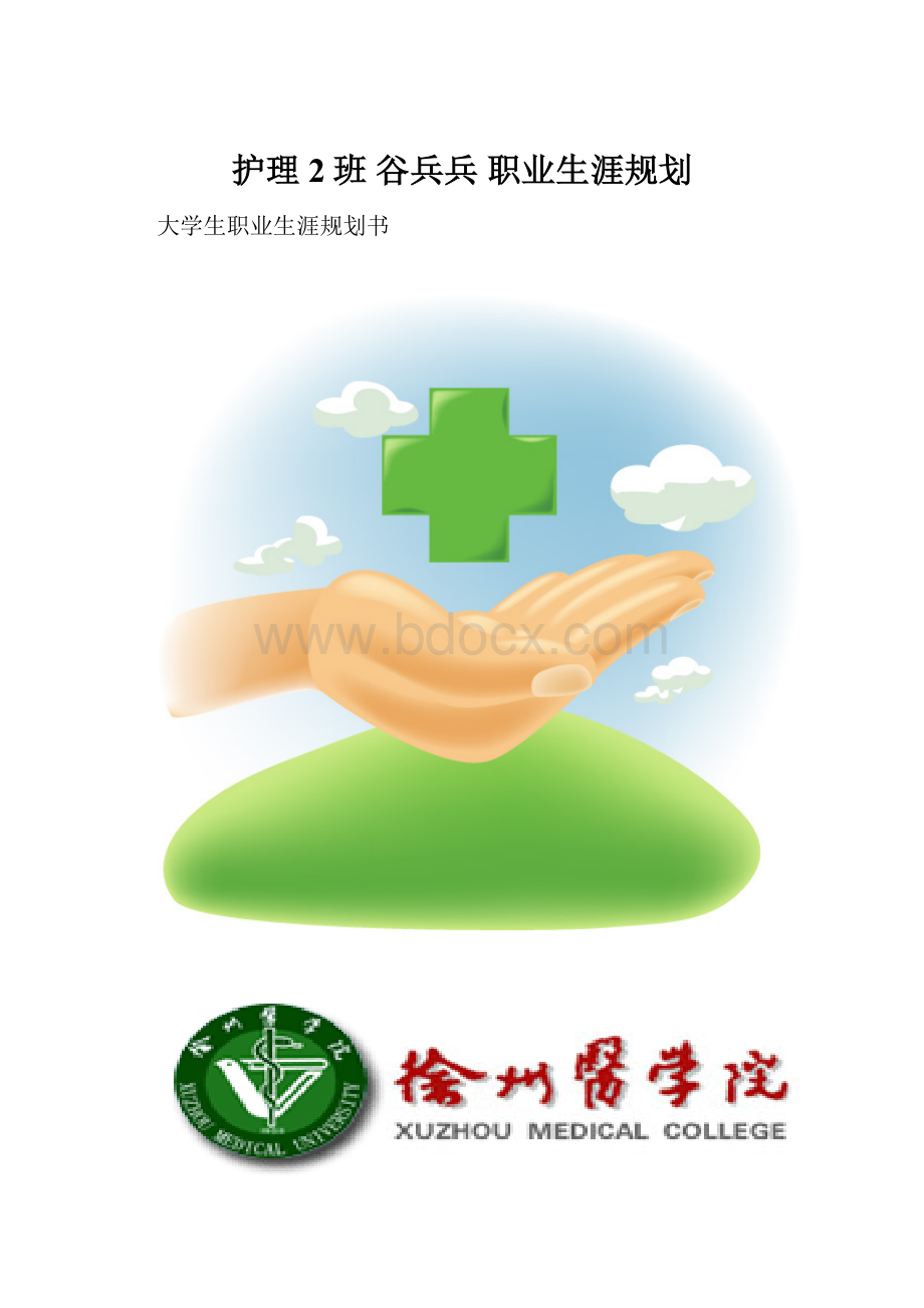 护理2班 谷兵兵 职业生涯规划.docx