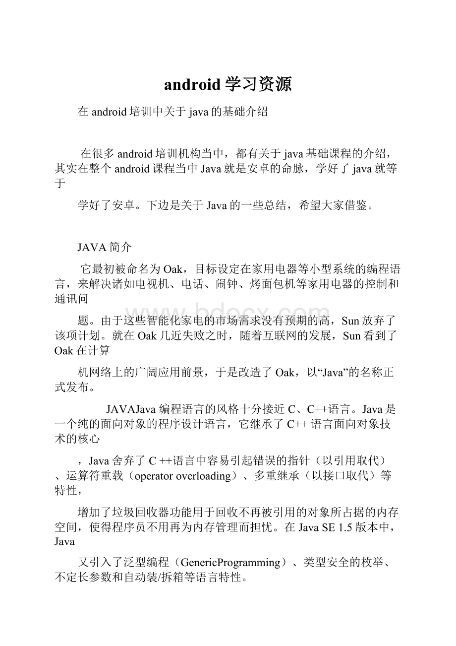 android学习资源.docx