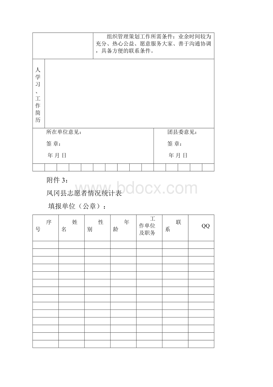 志愿者登记表和汇总表完整优秀版.docx_第2页