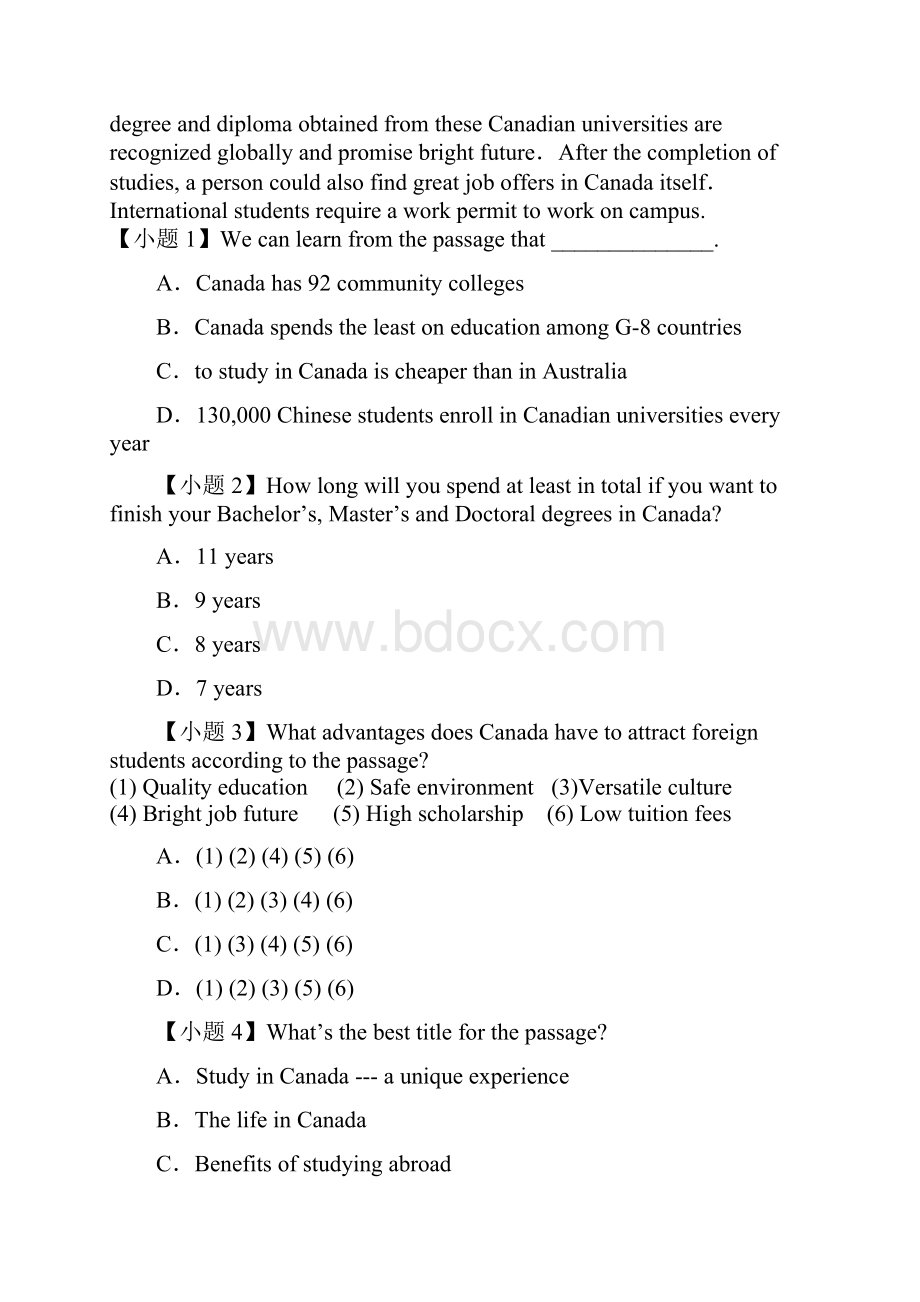 推荐学习高中英语 阅读集练政治经济文化类.docx_第3页